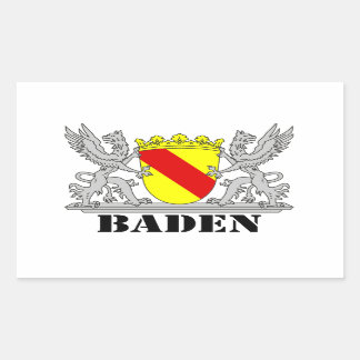 Baden Coat of Arms with writing Sticker