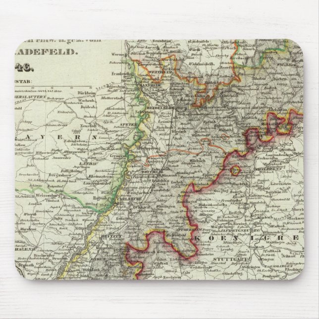 Baden, Germany Mouse Pad (Front)