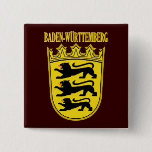 Baden-Wurttemberg 2 Inch Square Button