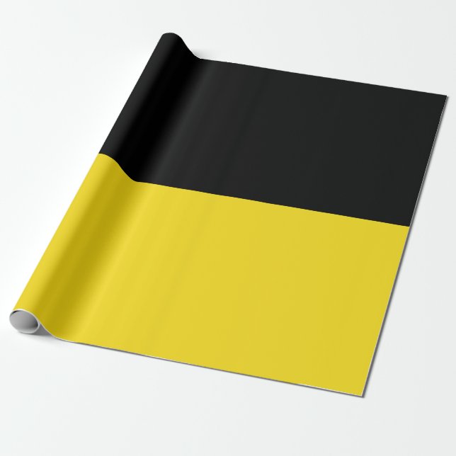 Baden Württemberg Flag (German State) Wrapping Paper (Unrolled)
