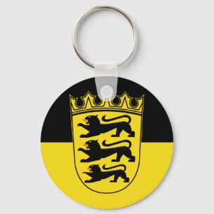 Baden-Württemberg (State, Lesser Arms), Germany Keychain