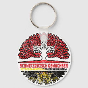 Baden-Württemberg Swiss Baum Keychain