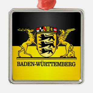 Baden-Wurttemberg Wappen Metal Ornament
