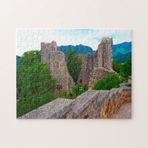 Badenweiler Castle Black Forest. Jigsaw Puzzle