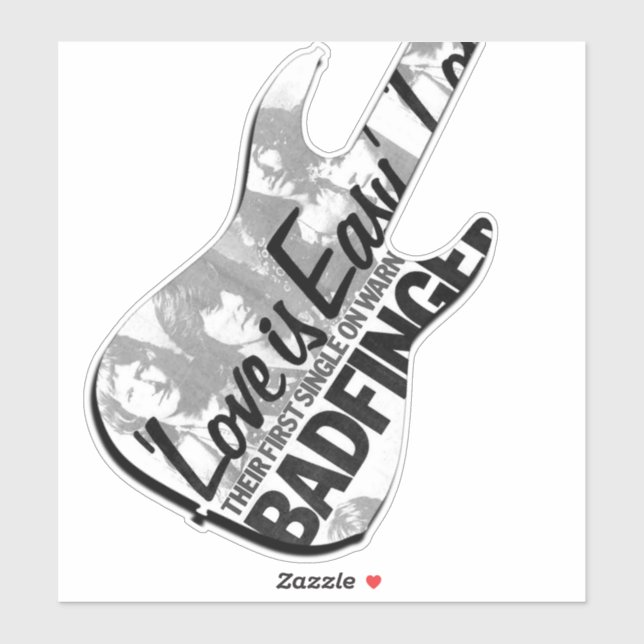 Badfinger Sticker Band Rock n Roll (Sheet)