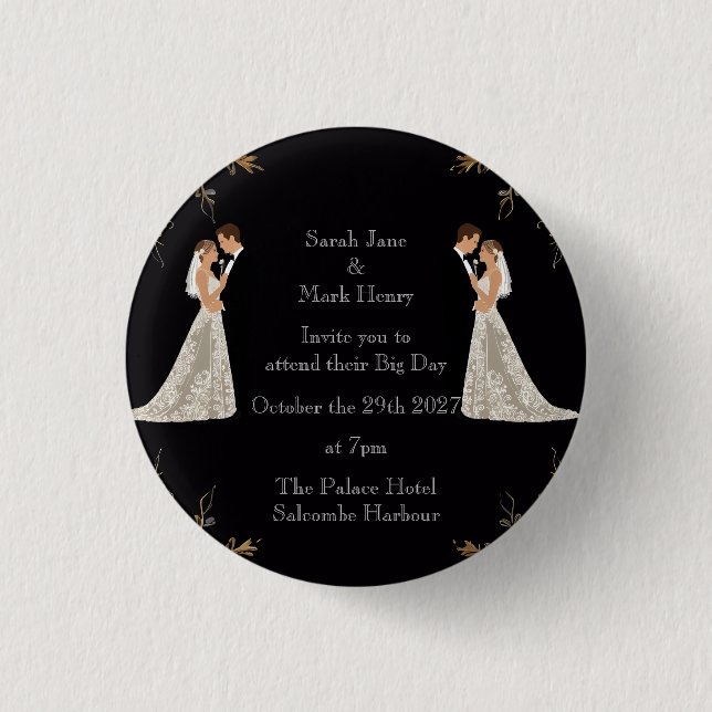 badge 1 inch round button (Front)