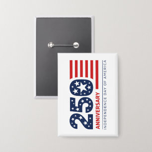 Badge 250e anniversaire de l'indépendance des États-Unis