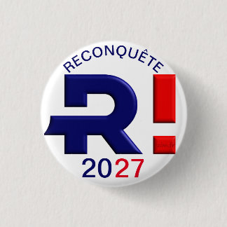 Badge 32 mm, Reconquête 2027 1 Inch Round Button