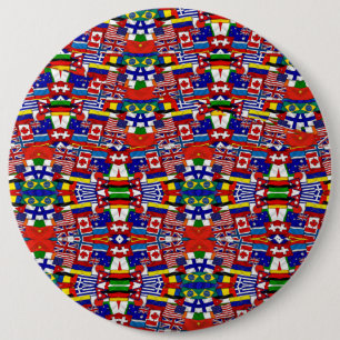 Badge 6 Inch Round Button
