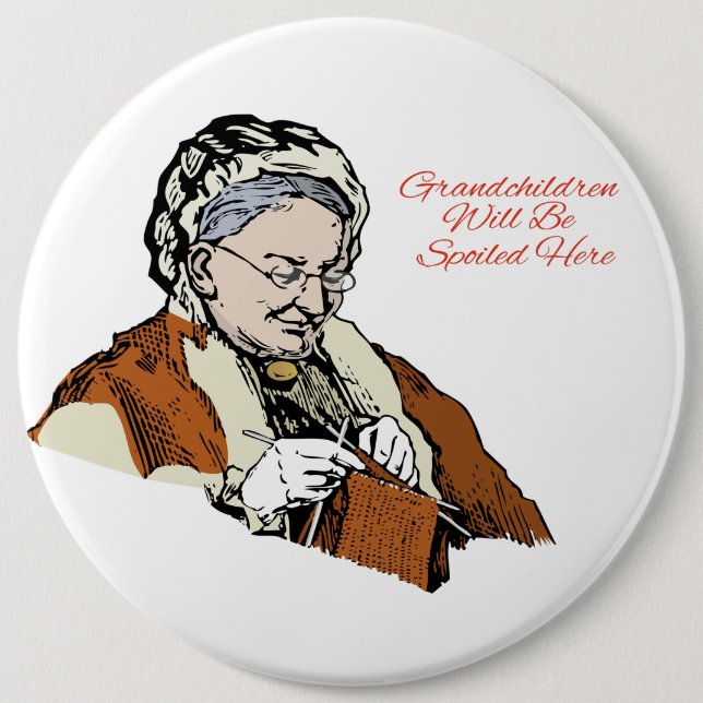 Badge 6 Inch Round Button (Front)