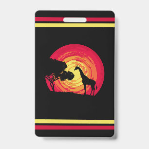 Badge African sunset