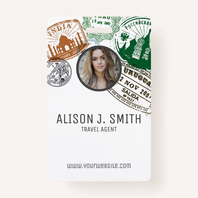 Badge Agent de voyage (Devant)