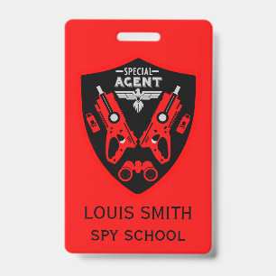 Badge Agent Spécial Enfant