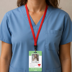 Badge Aide à domicile infirmière auxiliaire certifiée so