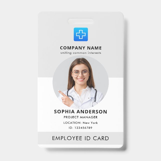 Badge Aide en santé à domicile Infirmière certifiée Aide (Front)