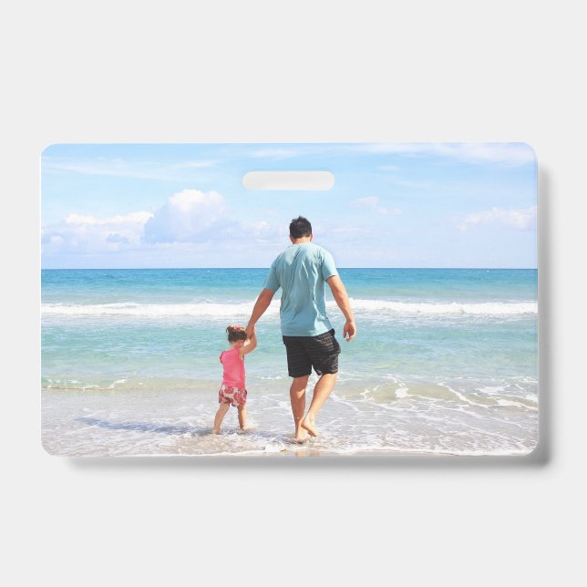 Badge Ajouter votre propre photo et/ou texte (Avant)