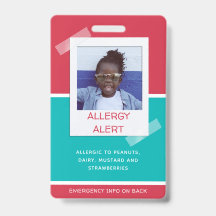 Alerte allergique Enfants Photo Médicale Urgence g