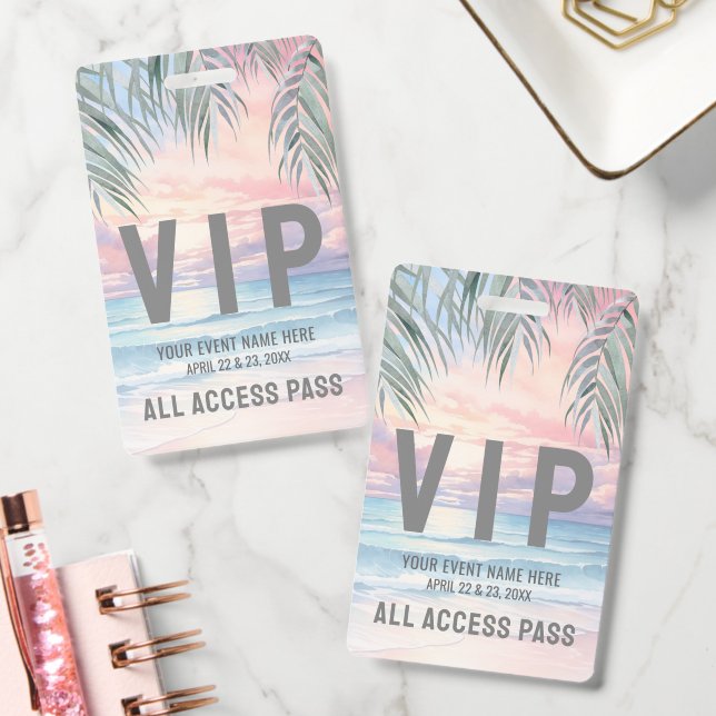 Badge All Access Pass Event VIP (Bureau)
