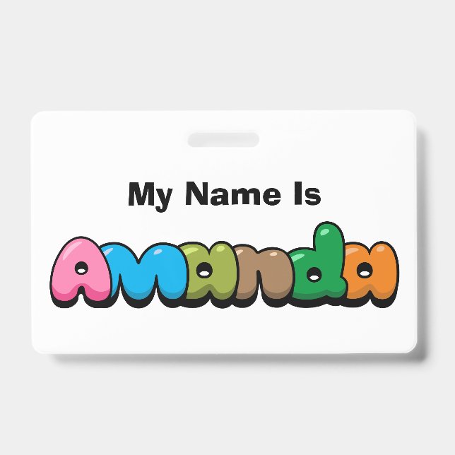 Badge Amanda (Avant)