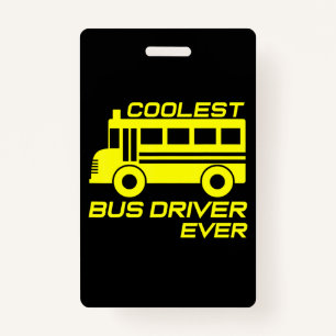 Badge amour conducteur de bus scolaire conducteur de bus