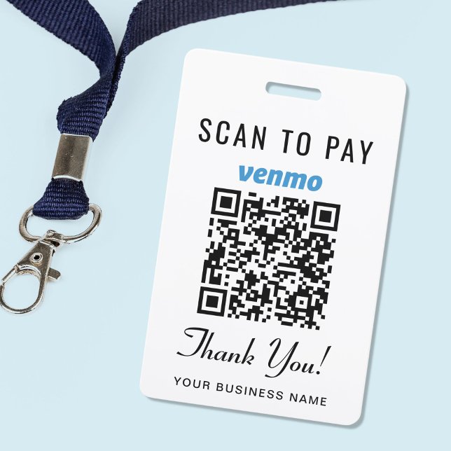 Badge Analyser pour payer le code QR Venmo (Créateur téléchargé)