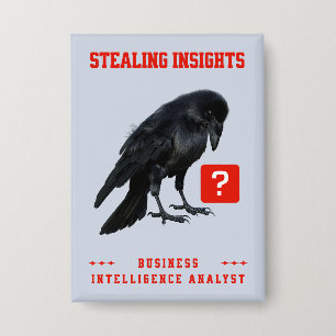 Badge Analyste en intelligence d'affaires Crow