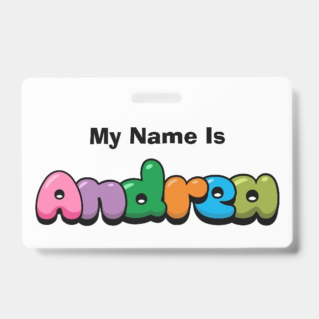 Badge Andréa (Avant)