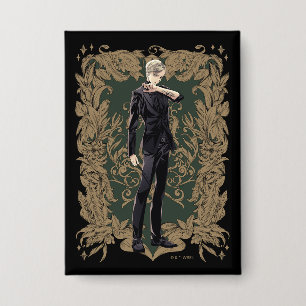 Badge Anime Draco Malfoy Cadre Ornate