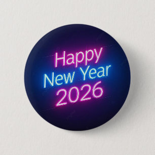Badge année 2026 couleur néon