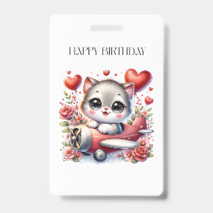 Badge Anniversaire de Kitten Pilot