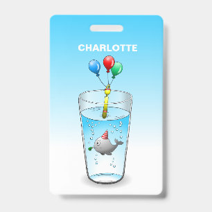 Badge Anniversaire Pool Party