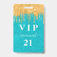 Anniversaire turquoise or parties scintillant gout