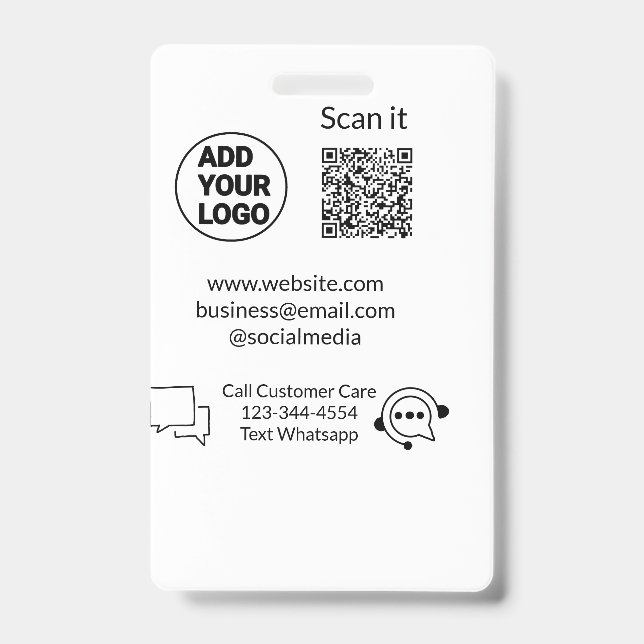 Badge Appeler le texte du service clientèle whatsapp cod (Avant)