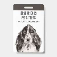 Aquarelle Chien Walker Animaux de compagnie