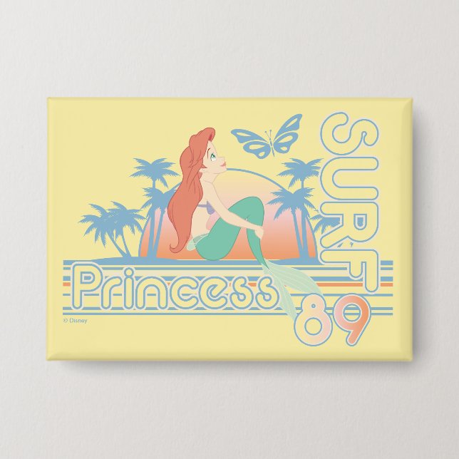 Badge Ariel Surf Princess 89 Tropical Sunset (Recto)