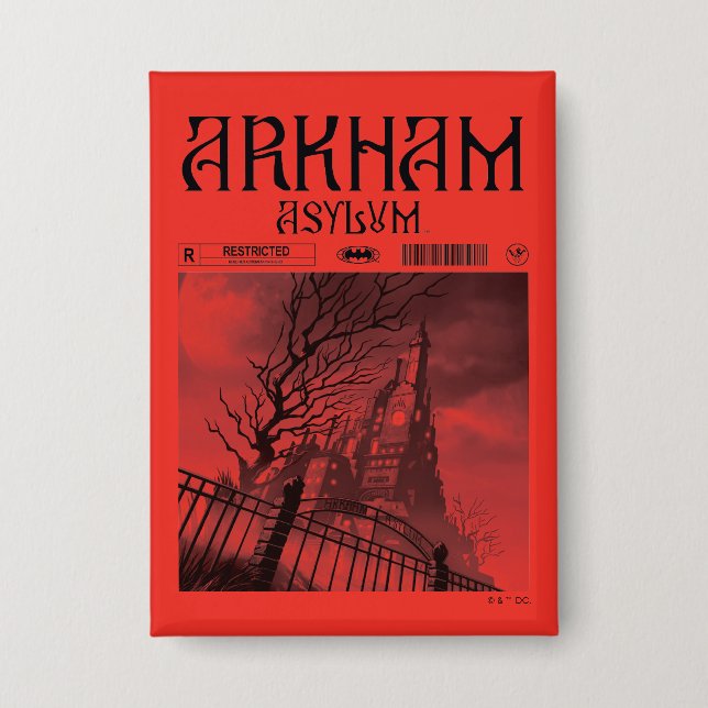 Badge Arkham Asylum : Restreint (Recto)