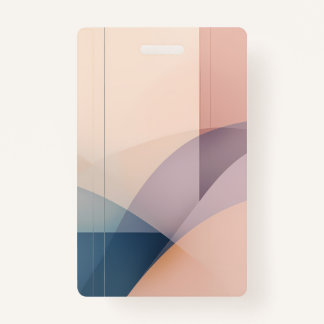 Badge Armonía etérea Resumen Arte Color Pastel moderno