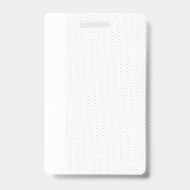 Badge Arrière - plan blanc avec un motif extensible de p (Front)