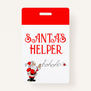 Badge Assistant père Noël