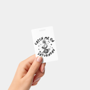 Badge Attrape-moi le samed(i) Jeu de mots humoristique