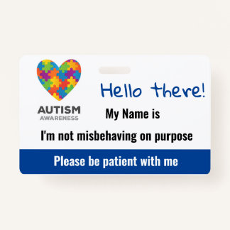 Badge Autisme