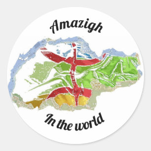 Badge autocolant classic round sticker