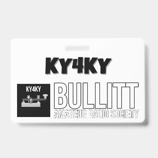 Badge B.A.R.S KY4KY Club Insigne membre