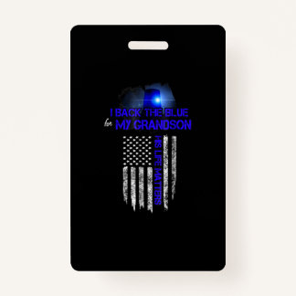 Badge Back Blue Apparel