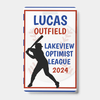 Badge Balise de sac de baseball