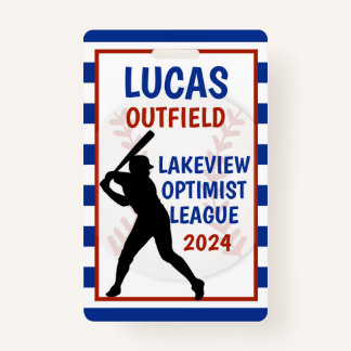 Badge Balise de sac de baseball