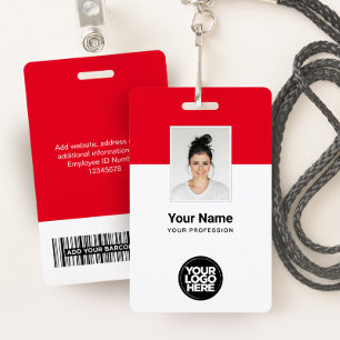 Badge Balises de nom d'employé personnalisé