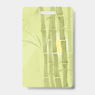 Badge Bambou vert