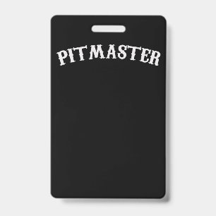 Badge BBQ Chef Pitmaster BBQ Papa Fête des Pères