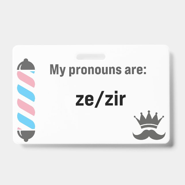 Badge BBS Pronouns Zi/Zir (Face)